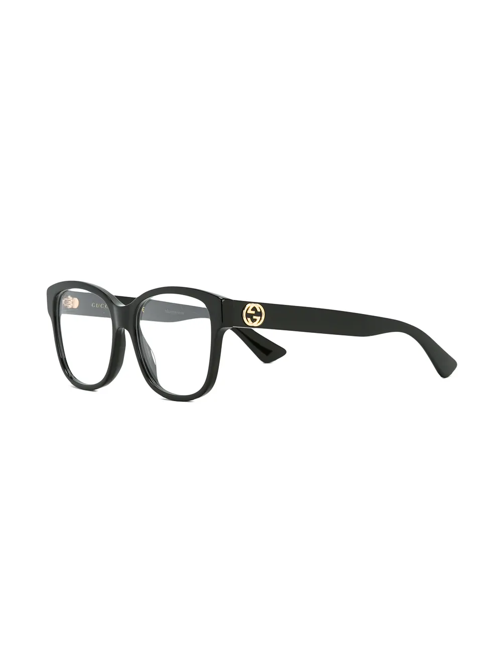 Gucci Eyewear square frame glasses - Zwart