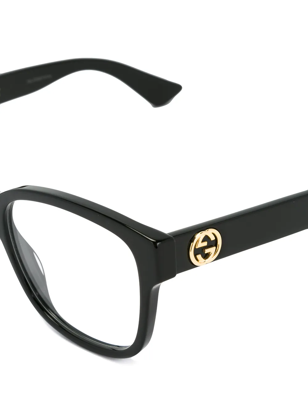 Gucci Eyewear square frame glasses Zwart