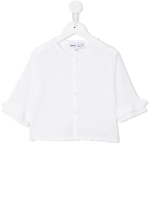 Simonetta ruffle sleeve blouse