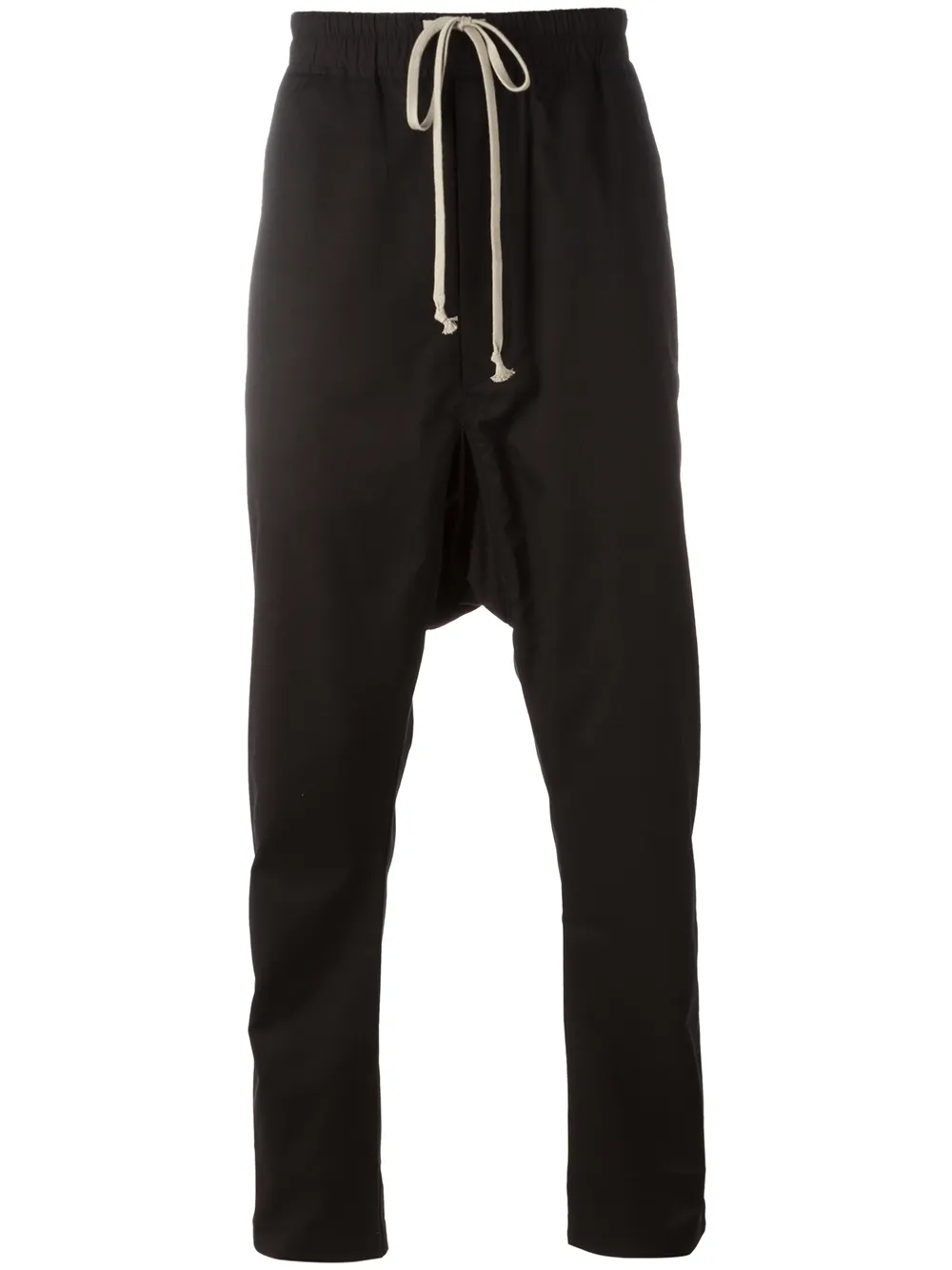Rick Owens DRKSHDW drawstring cropped pants | Black | Image 1