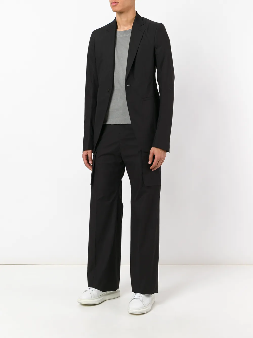 rick owens tailored cargo pants