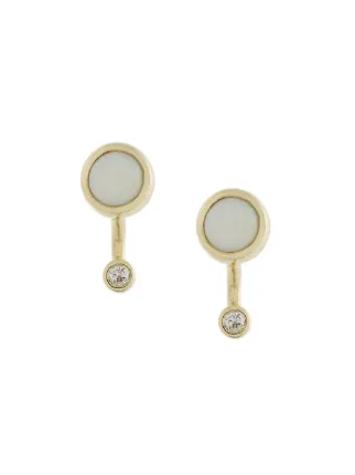 Pamela Love 10kt Gold Gravitation Earrings Farfetch Pamela Love 10kt Gold Gravitation Earrings