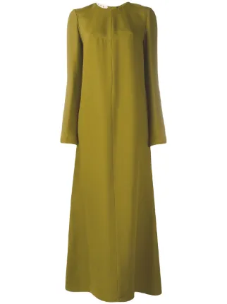 straight maxi dress