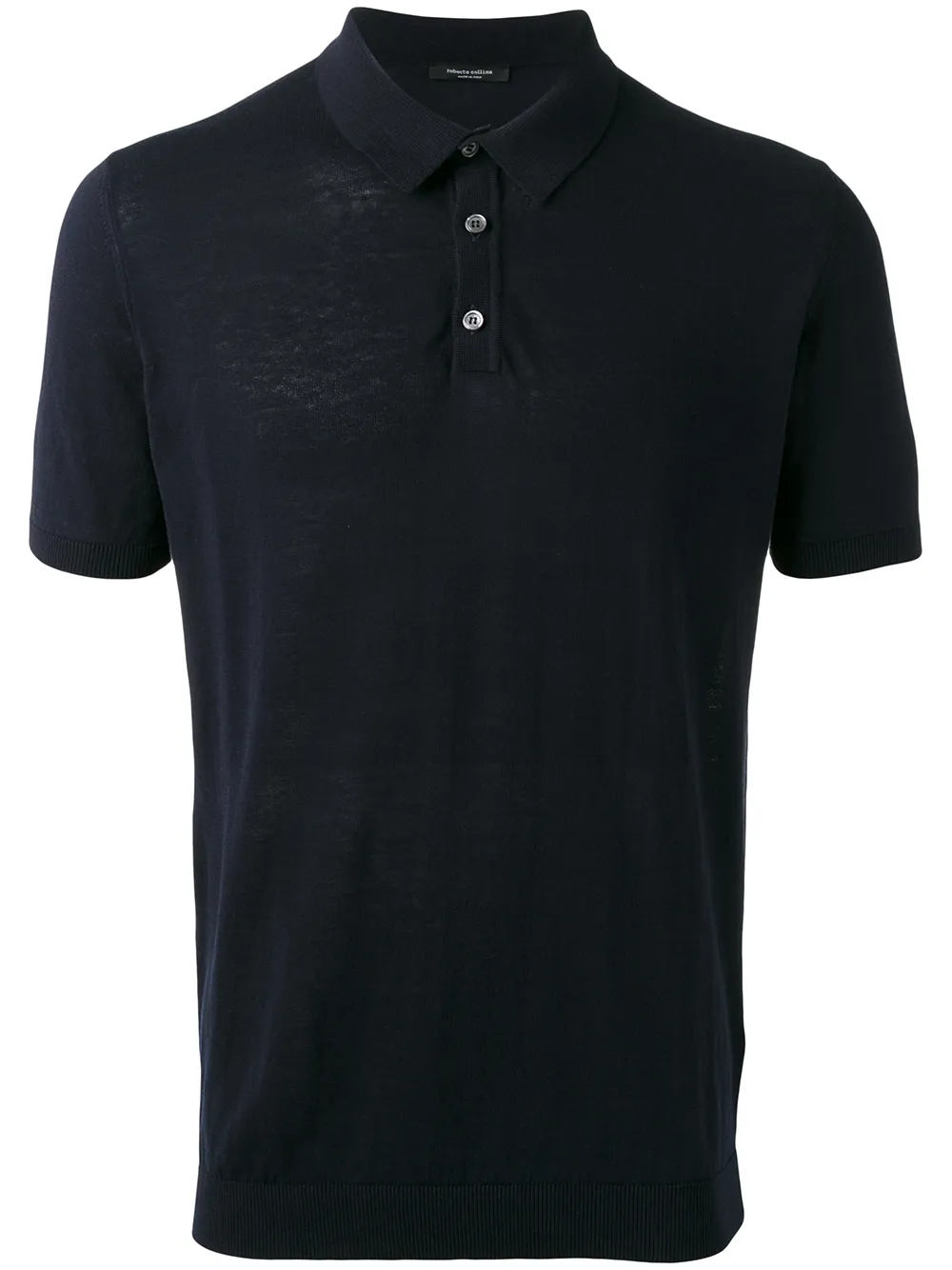 Roberto Collina knit polo shirt Blauw