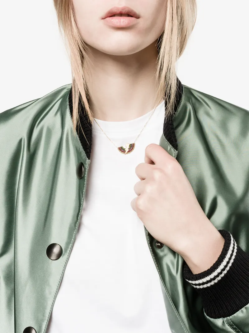 Anton Heunis rainbow lightning bolt necklace