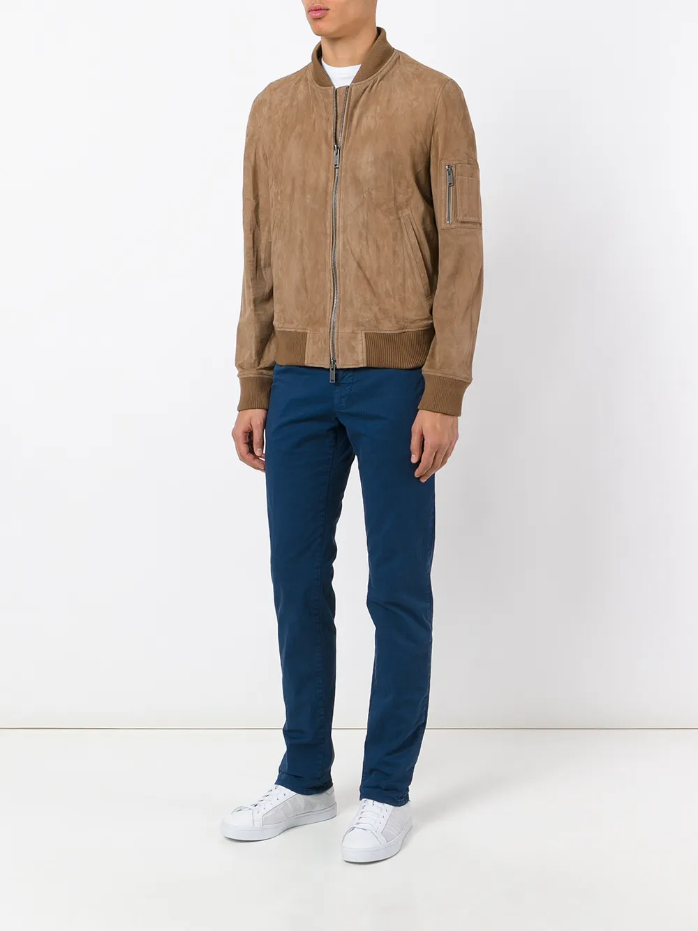 Incotex slim fit chinos - Blauw