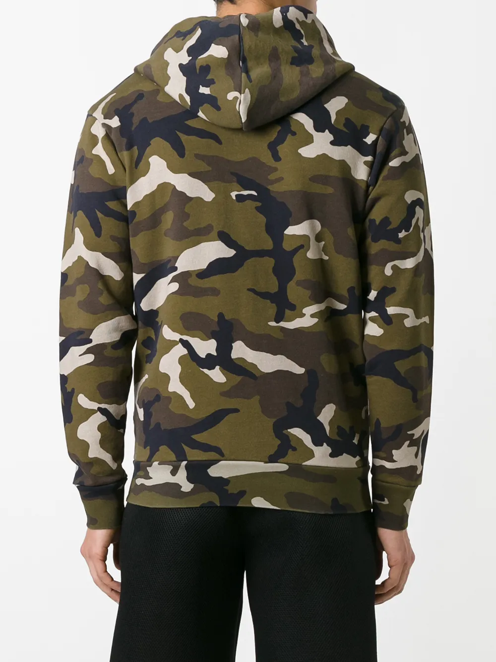 Palm Angels zipped hoodie Groen