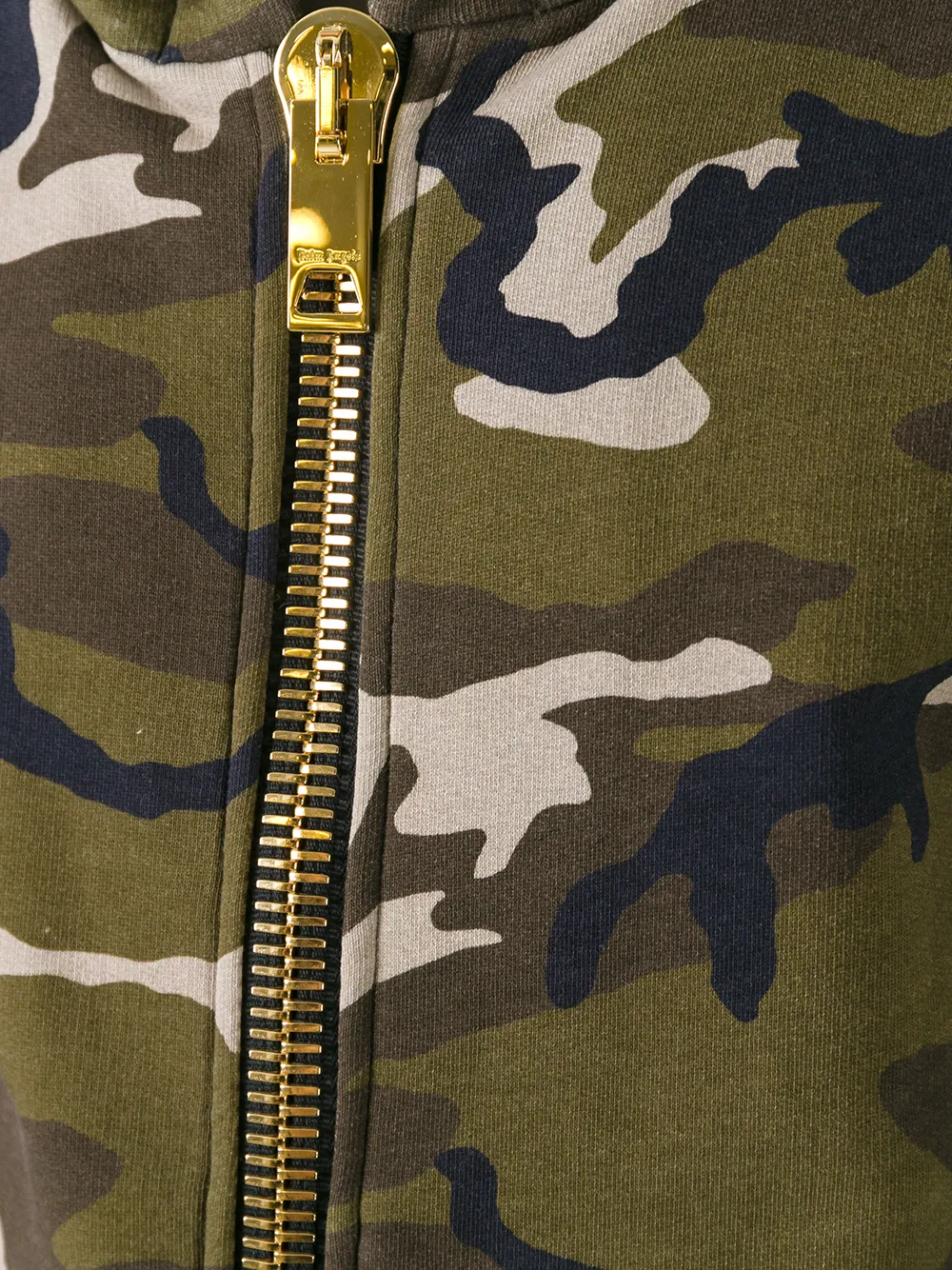 Palm Angels zipped hoodie Groen