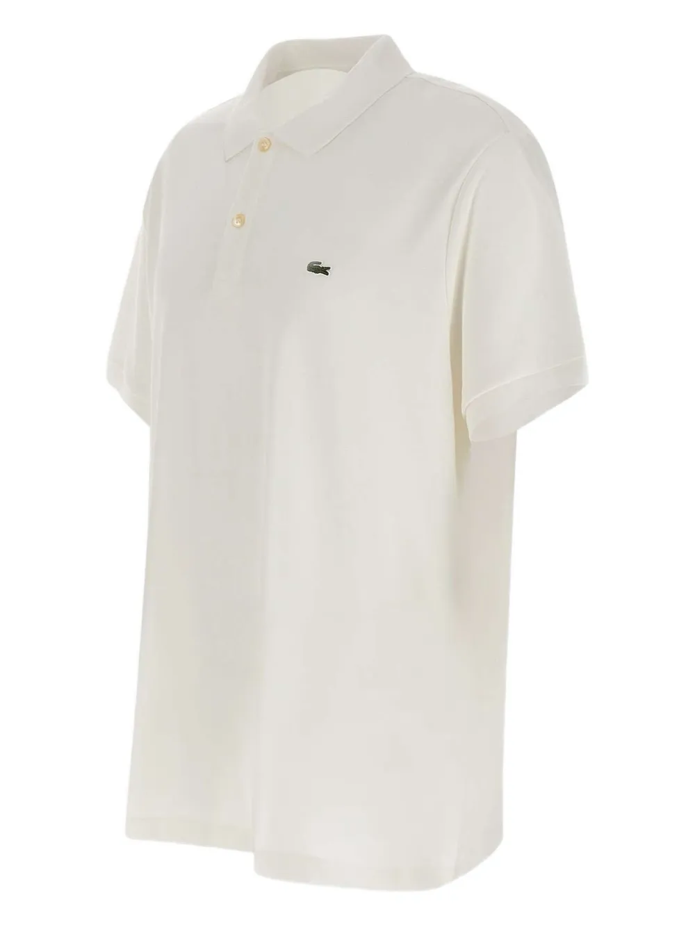  Lacoste Poloshirt Mit Logo Patch   Weiß 