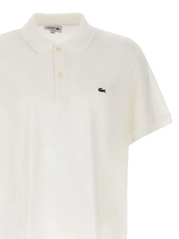 Lacoste Cotton Polo Shirt White FARFETCH MY