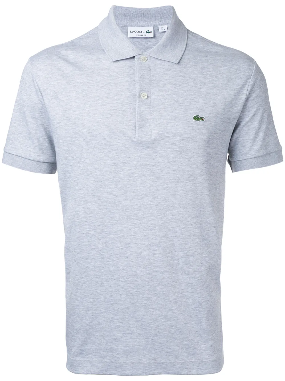 Lacoste Poloshirt mit Logo-Patch - Grau