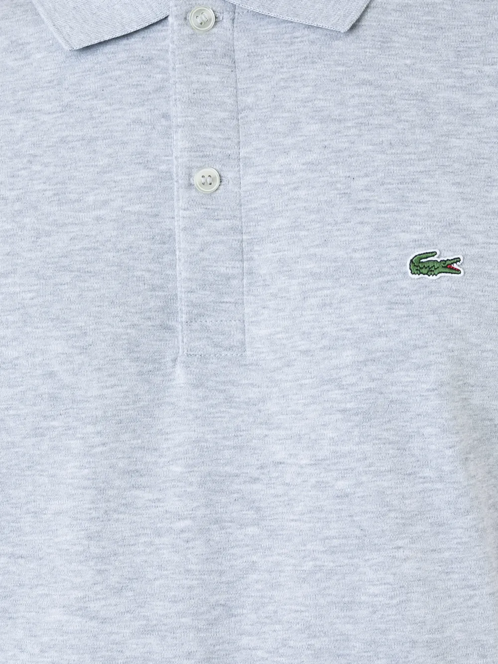 Lacoste logo patch polo shirt Grijs