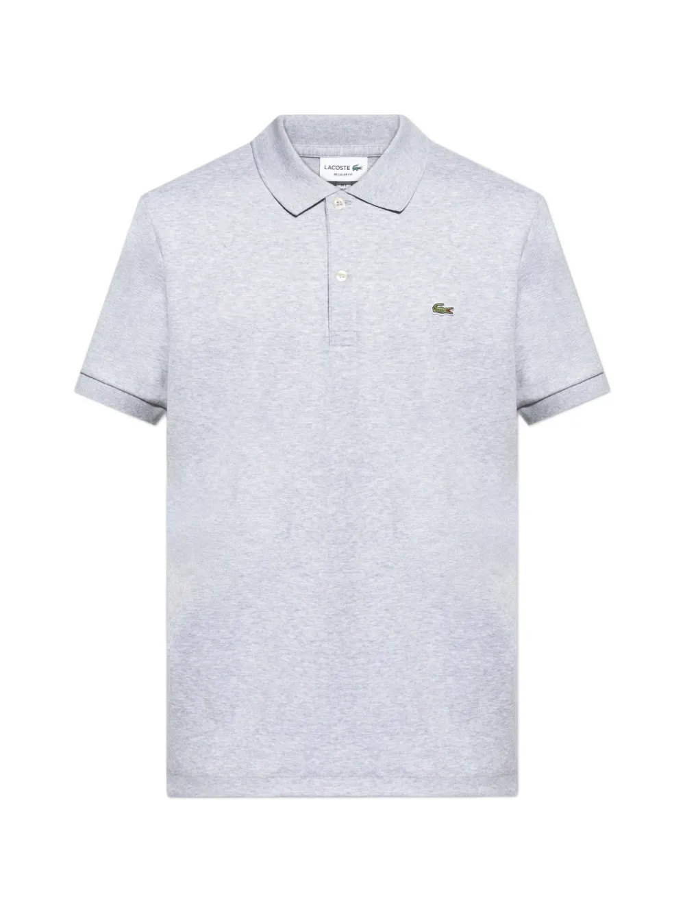Lacoste Poloshirt mit Logo-Patch - Grau