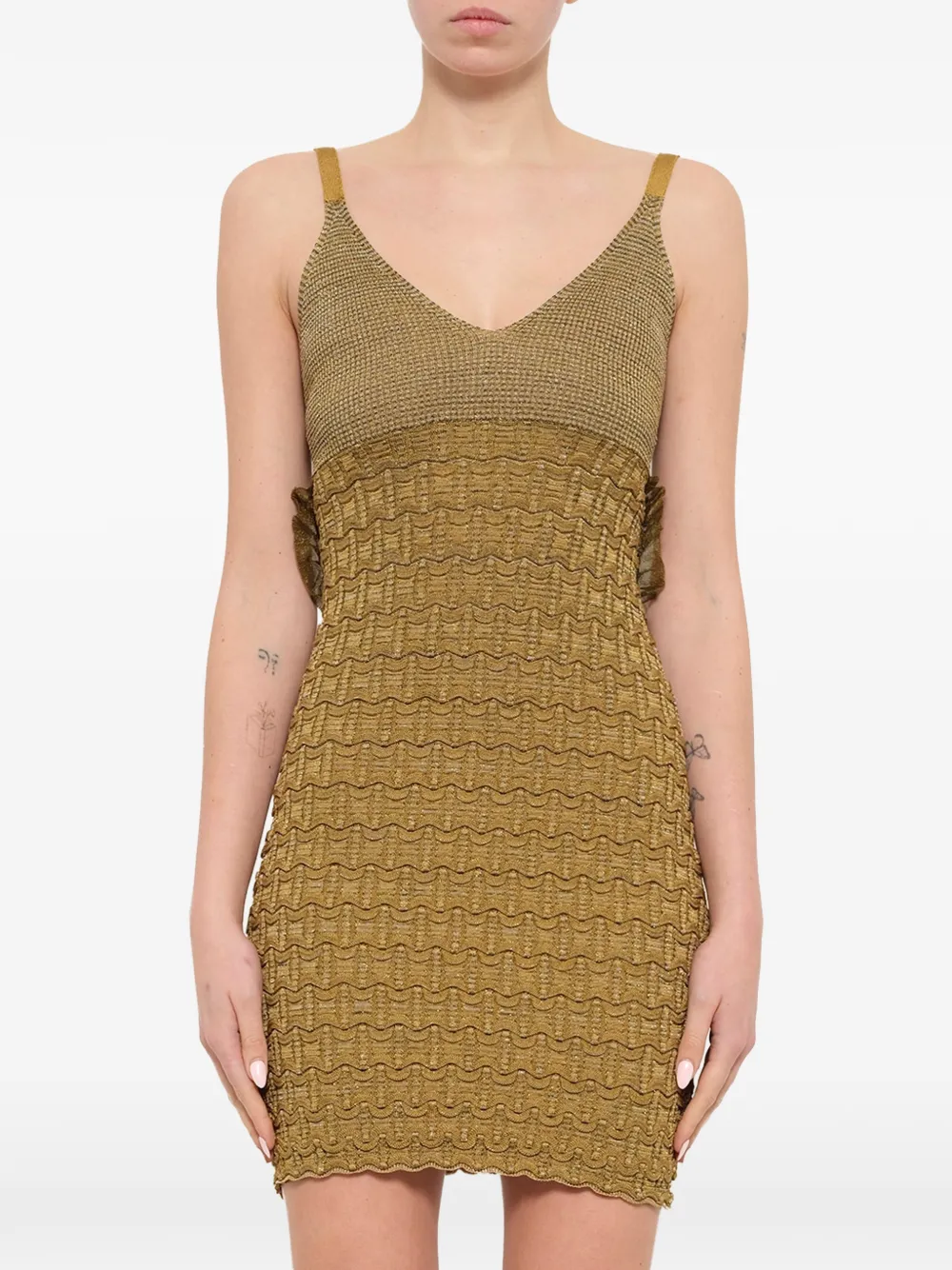 Kenzo open back dress - Verde