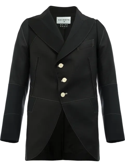 Shiro Sakai SHIGOTO X SHIRO SAKAI panelled jacket