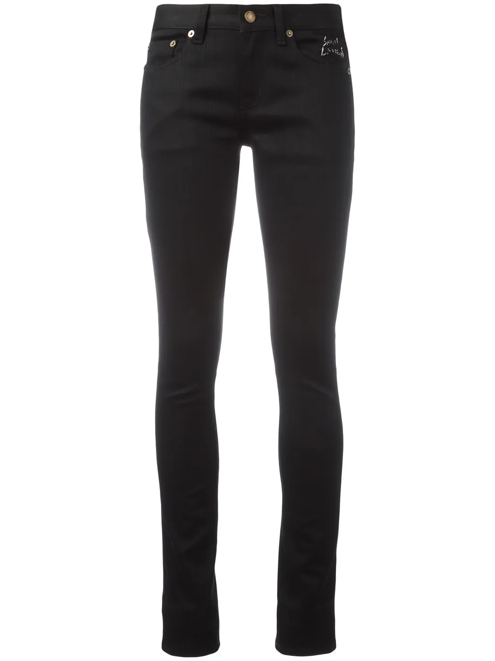 Saint Laurent Klassische Skinny-Jeans - Schwarz