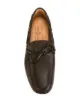 Car Shoe gold-tone trim loafers