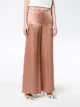 Valentino Plissierte Seidenpalazzohose