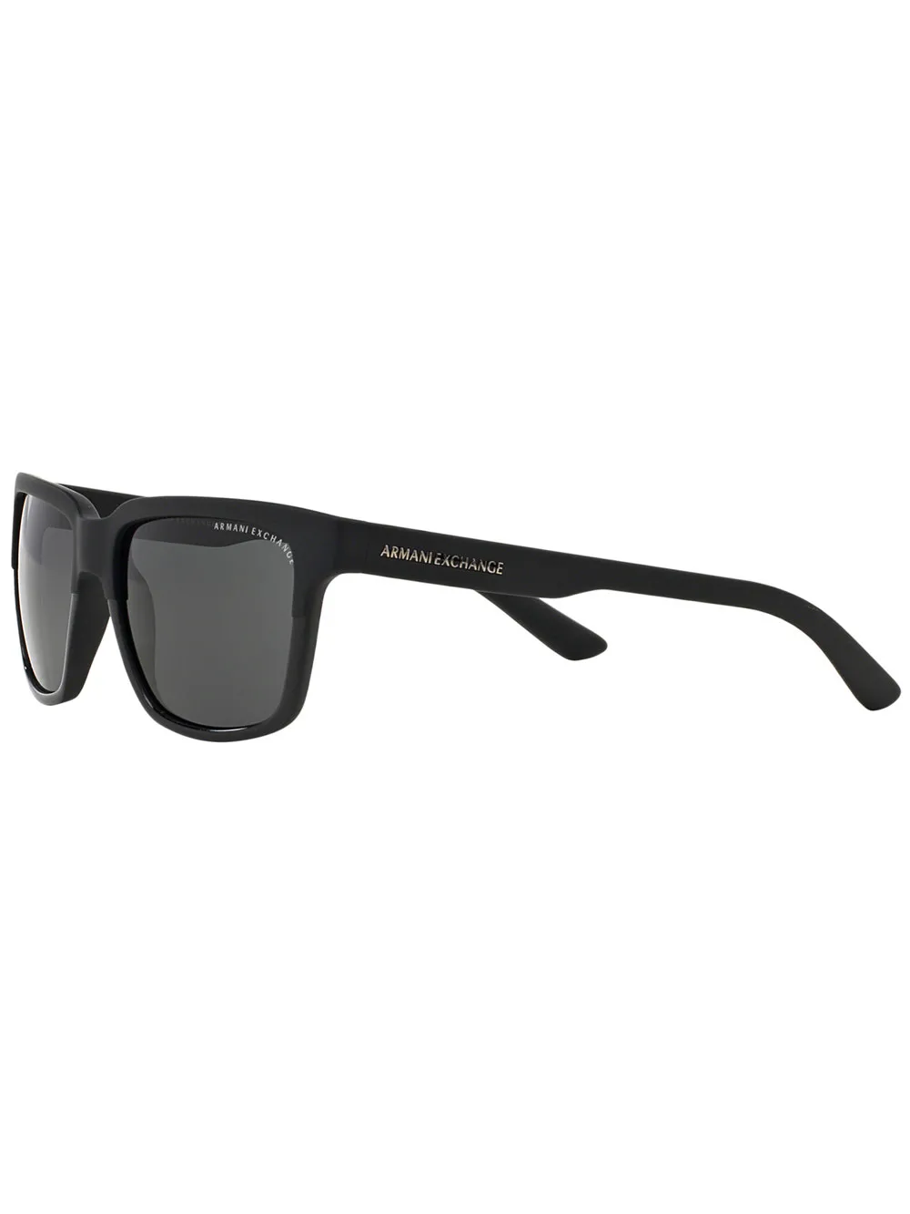 Armani Exchange square sunglasses - Zwart