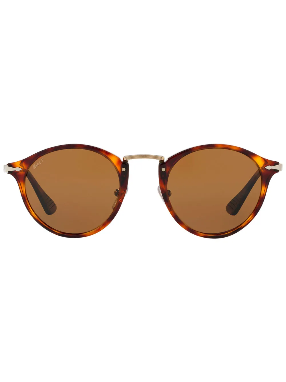 Persol PO3166S ラウンド サングラス - ブラウン Persol PO3166S ラウンド サングラス - ブラウン
