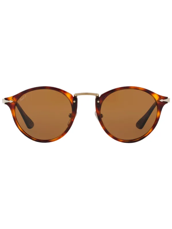 Persol PO3166S ラウンド サングラス | ブラウン | FARFETCH JP