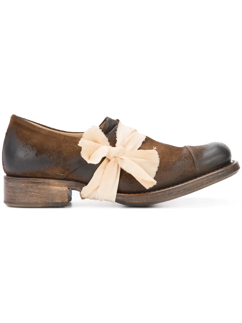 Cherevichkiotvichki - square derby shoes - women - Calf Suede - 38, Brown