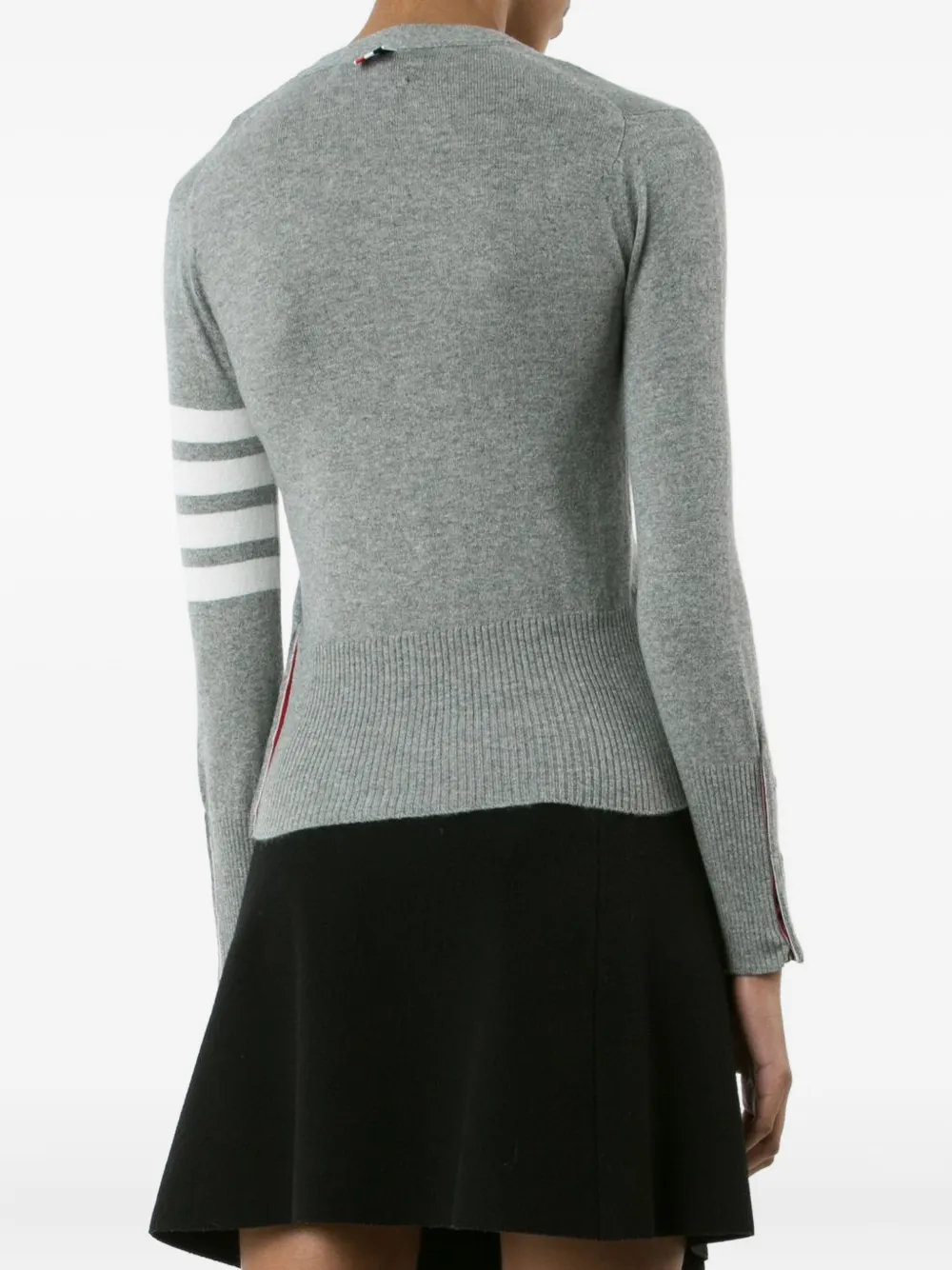 four-stripe cardigan