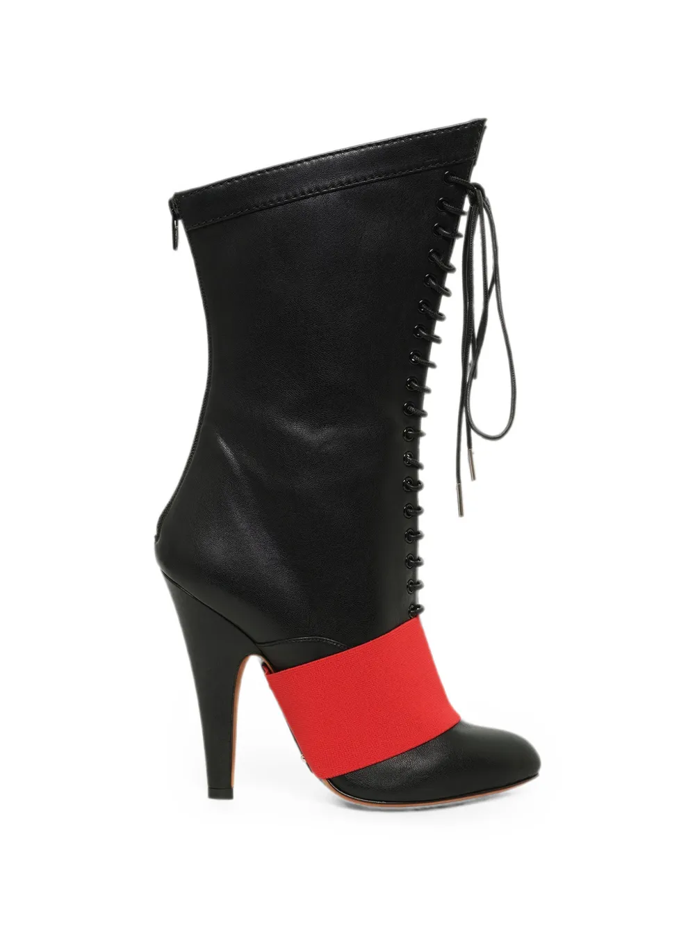 Givenchy contrast panel lace-up boots - Nero