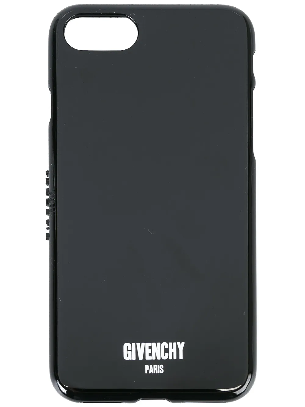 Givenchy Custodia per iPhone 7 con logo - Nero