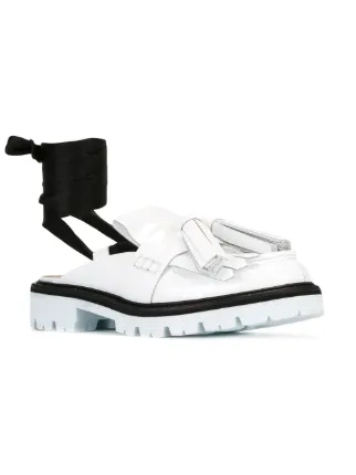 Cheap Msgm Tie Ankle White Brogues For Women Online Sale Cheap Msgm Tie Ankle White Brogues For Women Online Sale