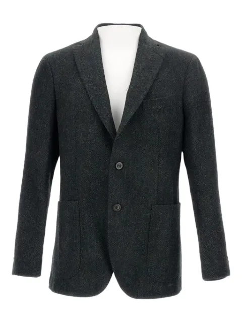 Boglioli checked two-button blazer