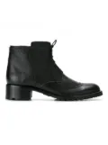 Sarah Chofakian combat boots - Black