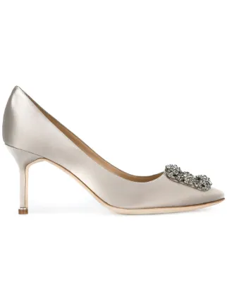 manolo blahnik mid heel