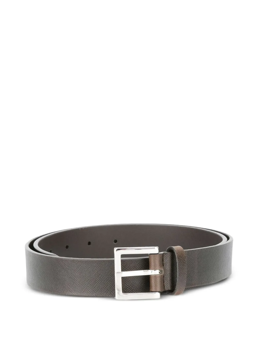 Orciani adjustable square-buckle belt | Brown | Image 1