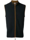 N.Peal zip up gilet - Blue