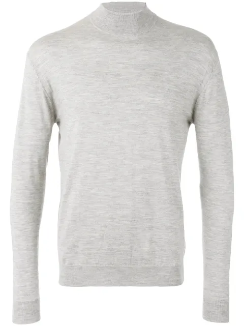 N.Peal fine gauge mock turtle neck jumper