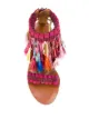 Chloé Wildledersandalen mit bunten Quasten