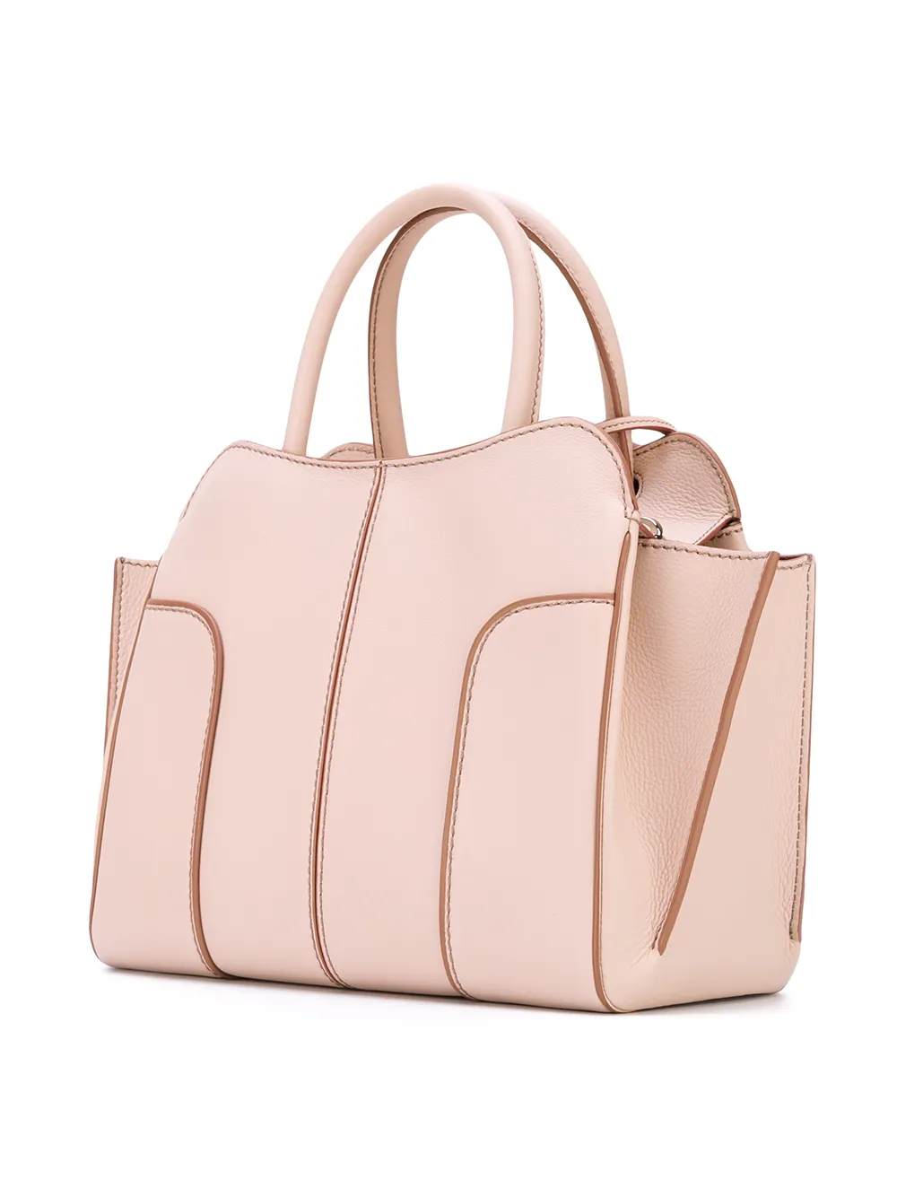 拼接梯形手提包