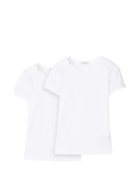 Dolce & Gabbana Kids ensfarvet T-shirt