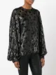 Saint Laurent sheer polka dot blouse