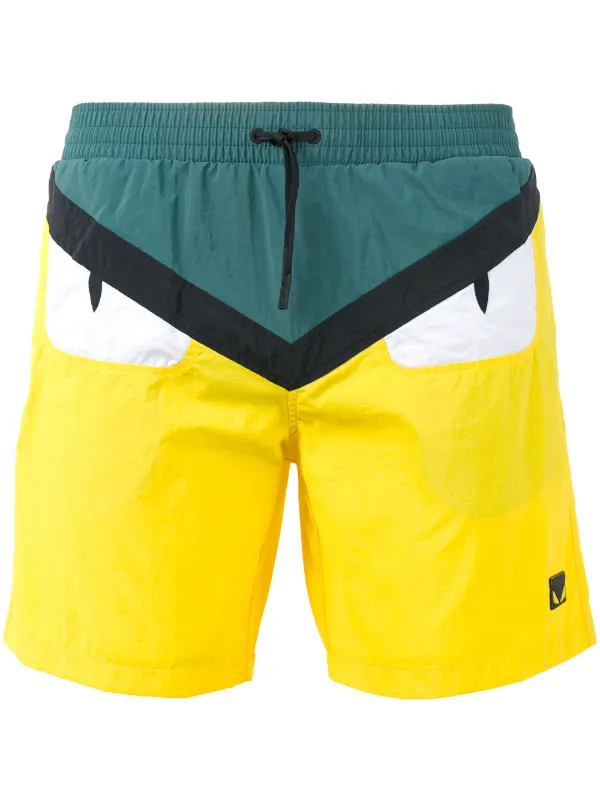 fendi bag bugs swim shorts