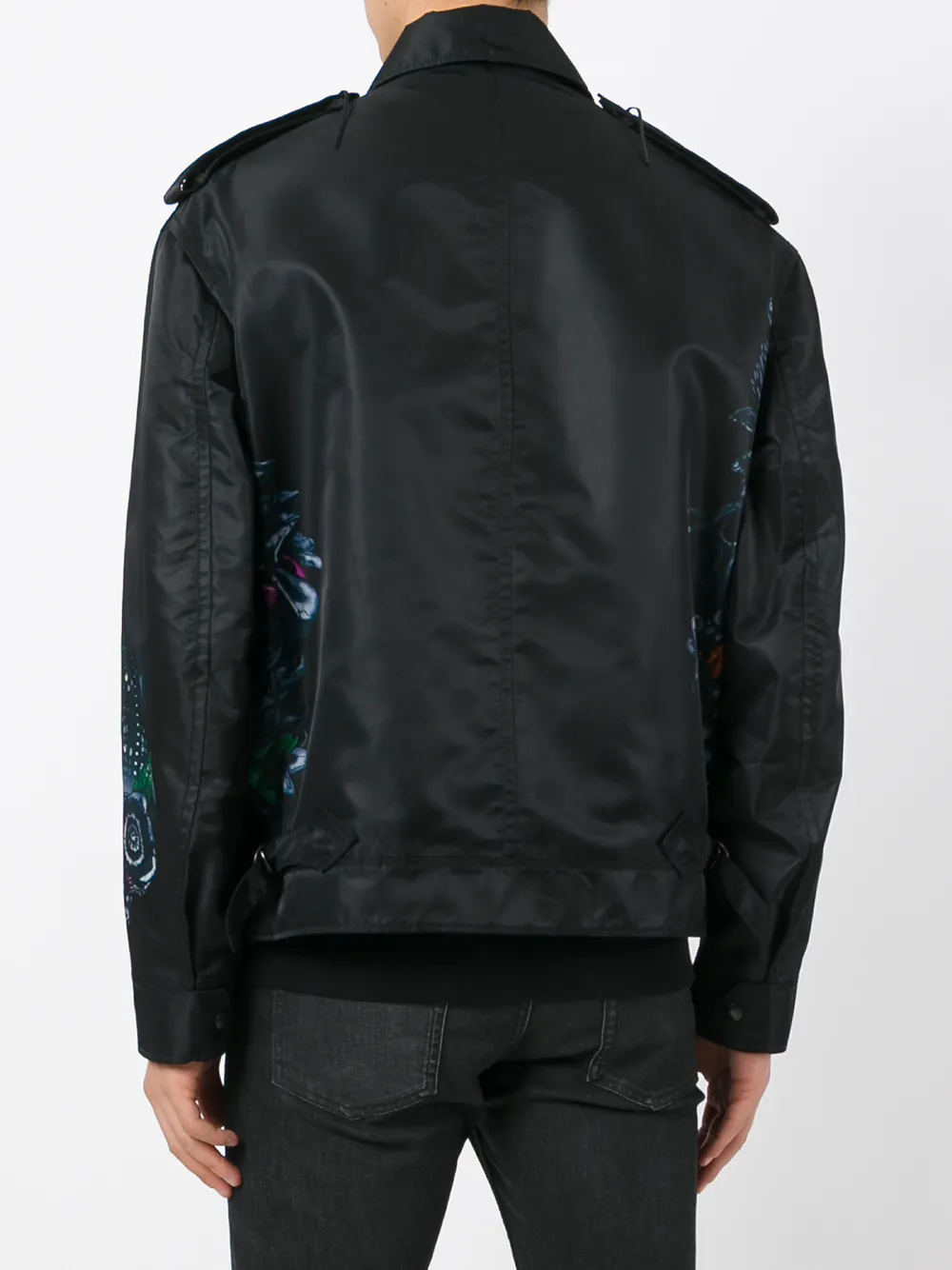 Lanvin printed jacket Zwart