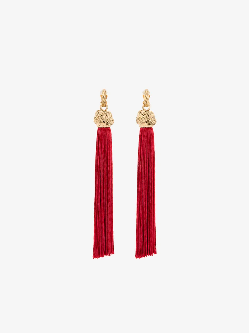 Saint Laurent Loulou tassel earrings
