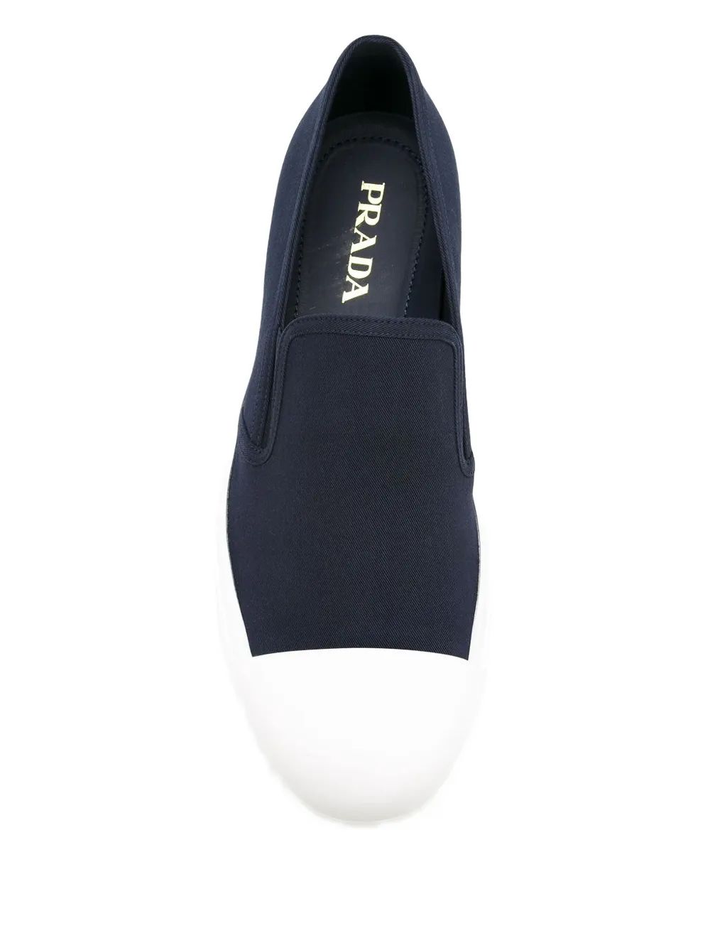 Prada slip on sneaker Blauw
