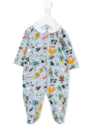 fendi print pyjamas