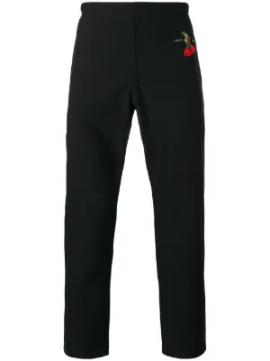 アレキサンダーマックイーン テーパード スラックス Alexander McQueen テーパードパンツ | ブラック | FARFETCH JP
