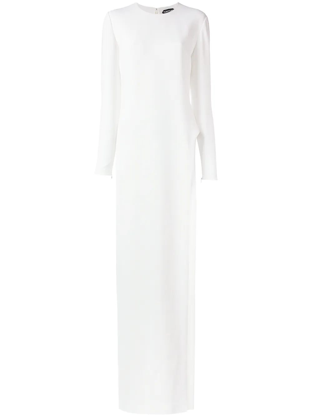 TOM FORD front slit gown - Bianco