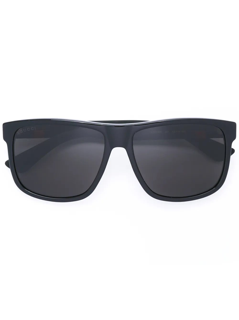 Gucci Eyewear Web detail wayfarer sunglasses Zwart