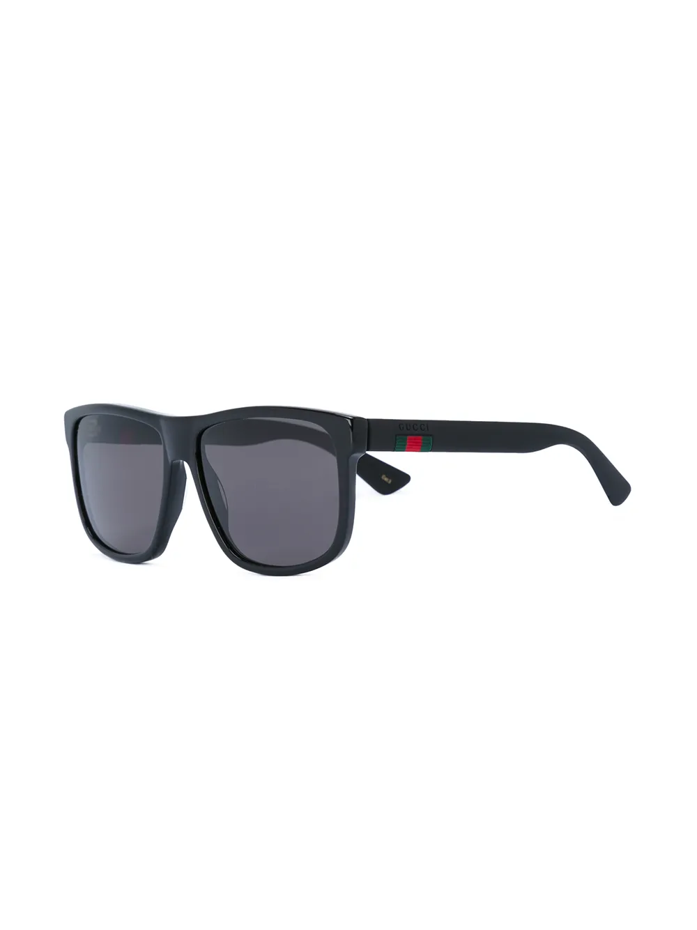 Gucci Eyewear Web detail wayfarer sunglasses Zwart