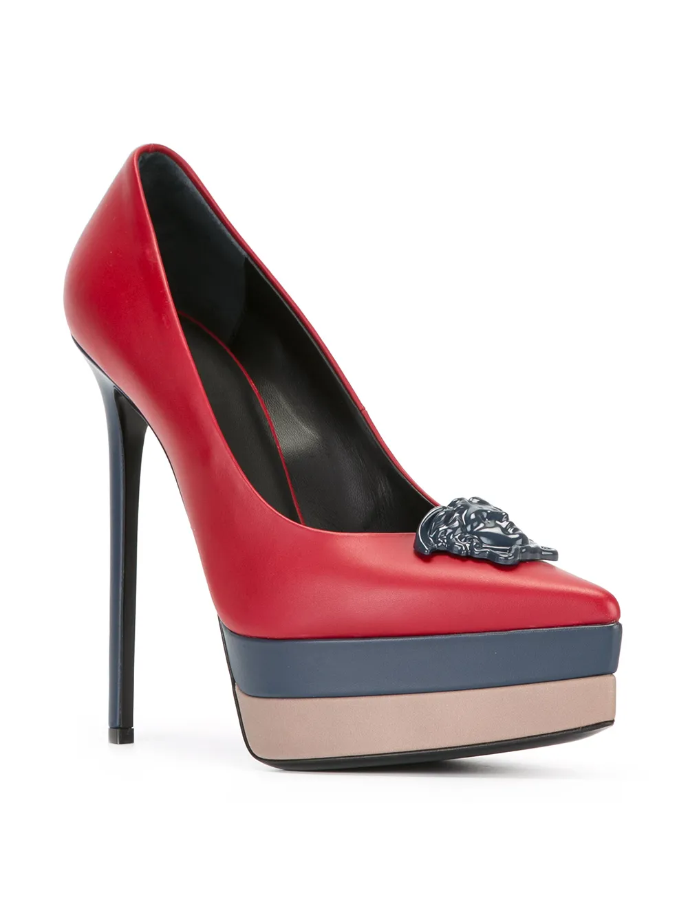 versace satin platform pumps dupe